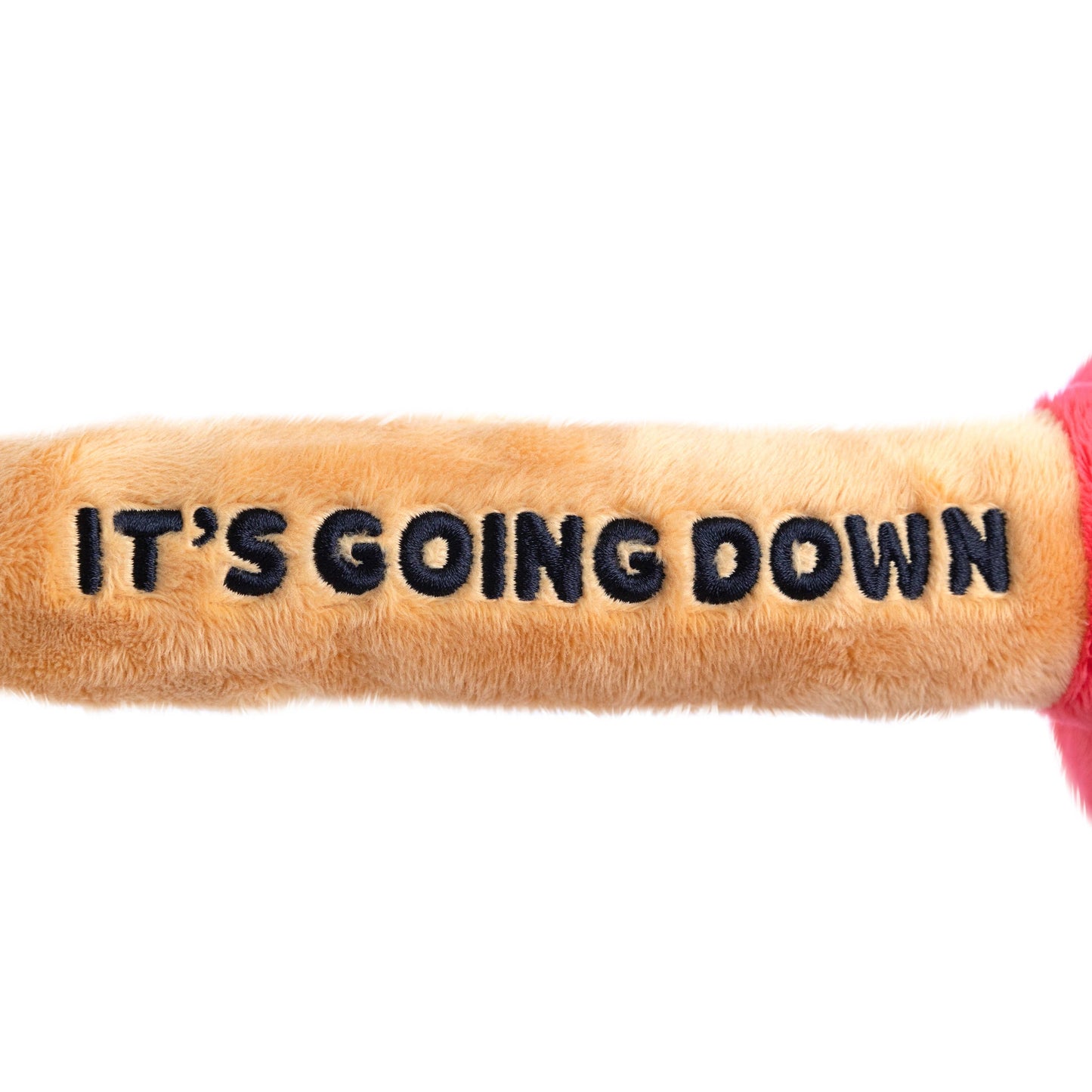 "It'S About To Go Down" Plush Plunger Soft Cuddly Toy Funny
