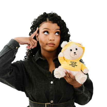 Introverted Teddy Bear Plush Funny Gag Gift For Toy Cute