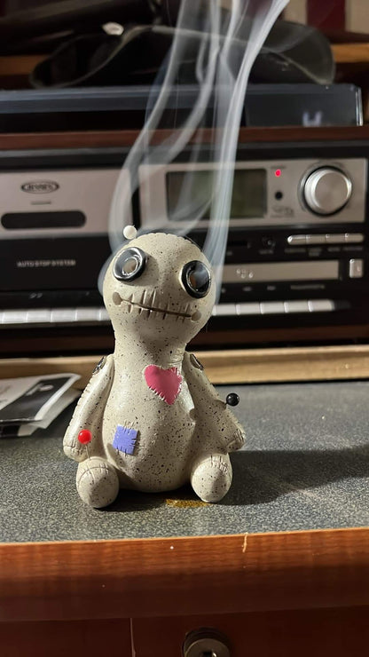 Inscents Voodoo Doll Ceramic Incense Holder w/50 Incense Cones