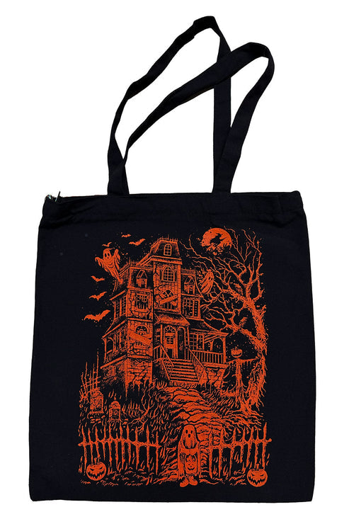 VampireFreaks Zippered Tote Bag - Haunted Mansion
