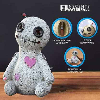 Inscents Voodoo Doll Ceramic Incense Holder w/50 Incense Cones