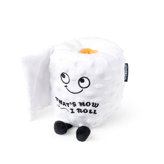 "That'S How I Roll" Novelty Plush Toilet Paper Gift Toy Cute