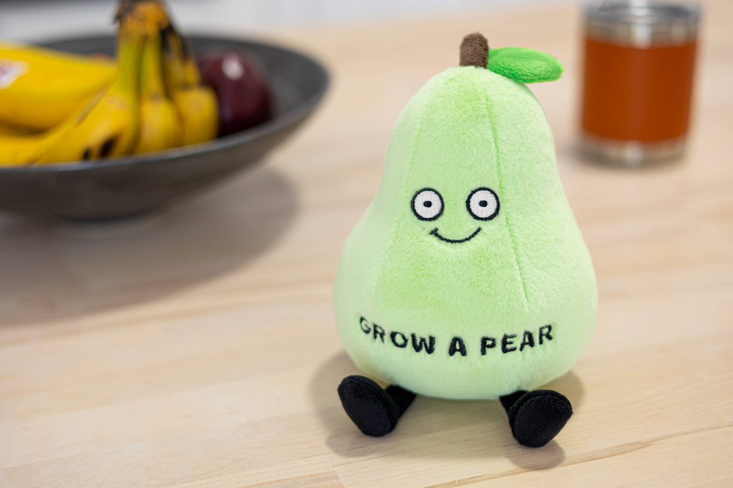 Funny Pear Plush Novelty Gift Perfect For Friends Toy Cute