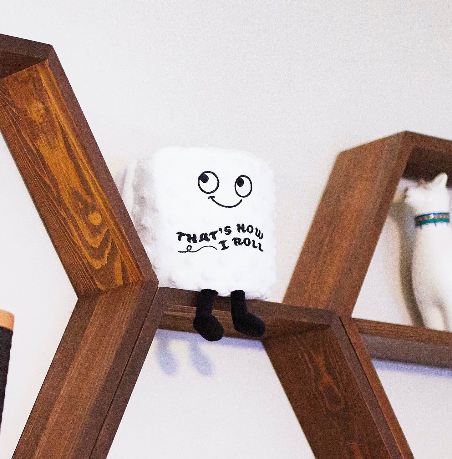"That'S How I Roll" Novelty Plush Toilet Paper Gift Toy Cute