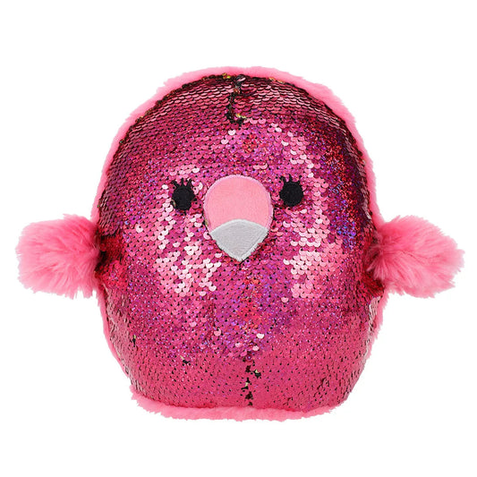 Squishmallows Kelly Toys 8" Reversible Sequins - Flamingo