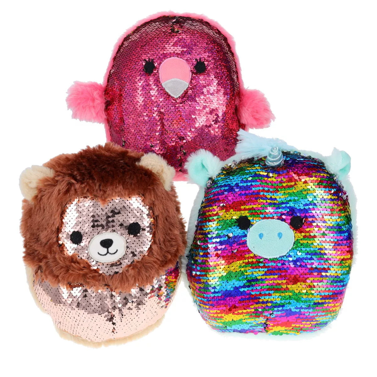 Squishmallows Kelly Toys 8" Reversible Sequins - Unicorn