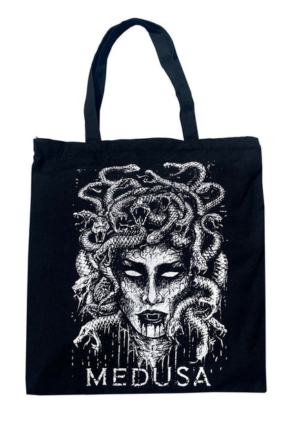 VampireFreaks Zippered Tote Bag - Medusa