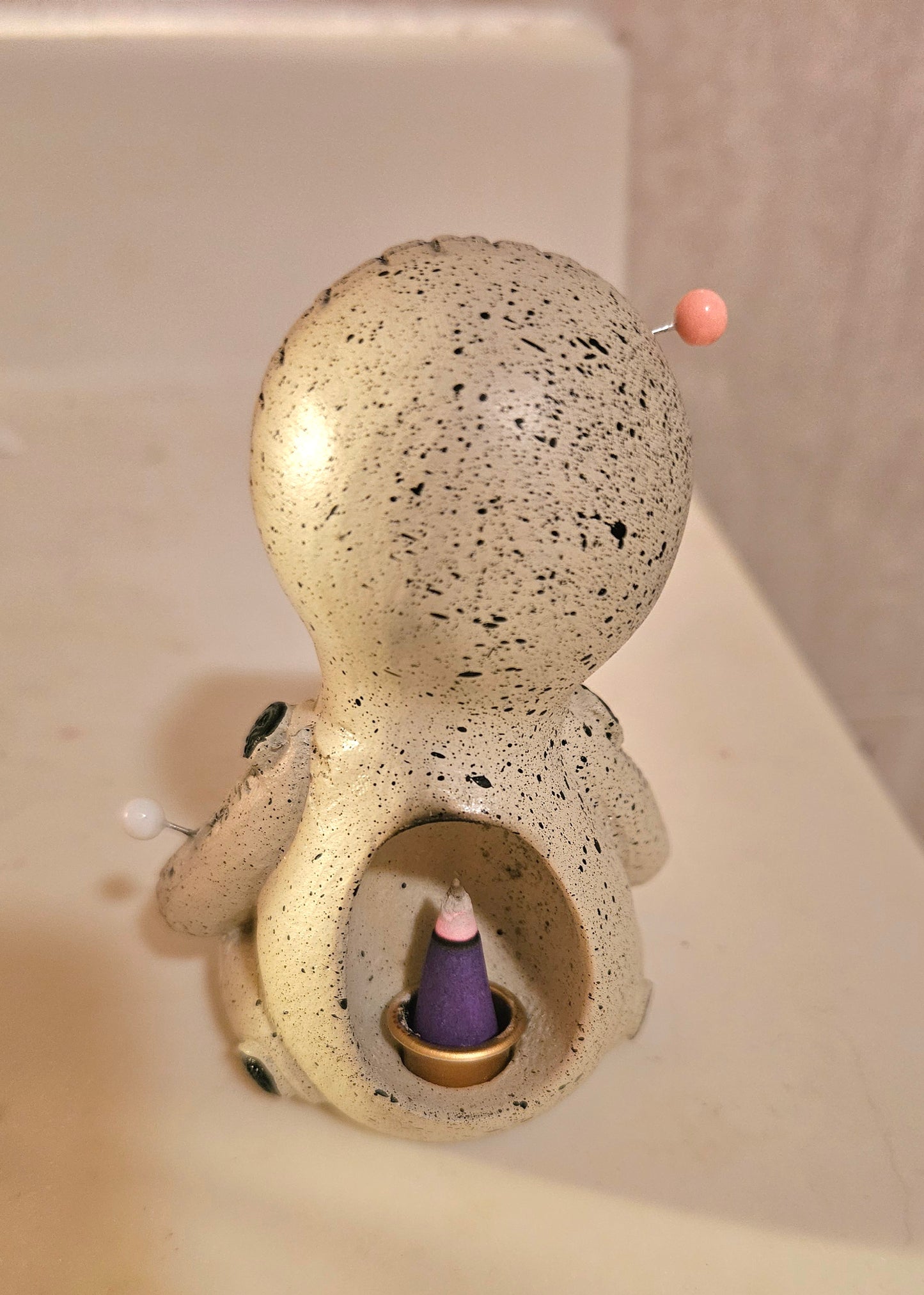 Inscents Voodoo Doll Ceramic Incense Holder w/50 Incense Cones